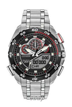 Citizen Eco-Drive Promaster Men's World Time Chronograph 44mm Watch JW0111-55E