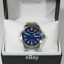 Citizen Men's Blue Dial Automatic Stainless Steel Watch NH8370-86L
