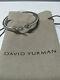 Classic David Yurman 925 Sterling Silver 5mm Buckle Cable Bracelet With 18k Gold