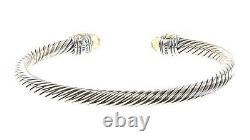 DAVID YURMAN Cable Classics Bracelet Lemon Citrine & 14K Gold 5mm $650 NEW