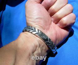 DAVID YURMAN STERLING SILVER MENS CHAIN Woven Braided BRACELET Black Diamonds