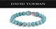 David Yurman Spiritual Bead Bracelet Sterling Silver With Turquoise 8mm $450