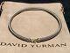 David Yurman Sterling Silver Cable Buckle Bracelet With 18k Yellow Gold, 3mm $450