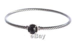 DAVID YURMAN Women's Chatelaine Bracelet with Black Onyx 3mm $350 NEW