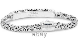 DEVATA Bali 18K Gold Sterling Silver Borobudur Chain Bracelet BYK6715TT L/8.0