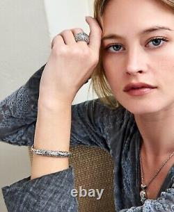 DEVATA Bali 18K Gold Sterling Silver Borobudur Chain Bracelet BYK6715TT M/7.5