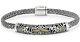 Devata Bali 18k Gold Sterling Silver Dragon Bone Chain Bracelet Dbk6715tt L/8.0