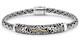 Devata Bali 18k Gold Sterling Silver Wheat Paddy Chain Bracelet Whk6715tt S/7.0