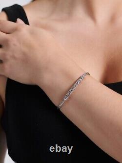 DEVATA Bali Sterling Silver 925 18K Gold Dragon Bone Bracelet DBK6745TT Sz S/M/L