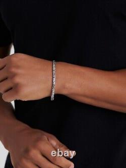 DEVATA Bali Sterling Silver Borobudur 5mm Chain Bracelet BYK5235 L/8.0