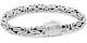 Devata Bali Sterling Silver Borobudur 7mm Chain Bracelet Byk5257 S/7.0