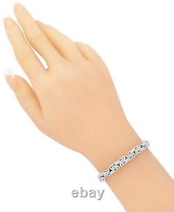 DEVATA Bali Sterling Silver Borobudur 7mm Chain Bracelet BYK5257 S/7.0