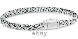 DEVATA Bali Sterling Silver Paddy 5mm Chain Bracelet WHK5235 S/7.0