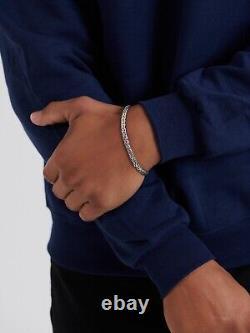 DEVATA Bali Sterling Silver Paddy 5mm Chain Bracelet WHK5235 S/7.0