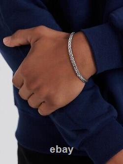 DEVATA Bali Sterling Silver Paddy 5mm Chain Bracelet WHK5235 S/7.0
