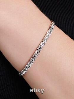 DEVATA Bali Sterling Silver Paddy 5mm Chain Bracelet WHK5235 S/7.0