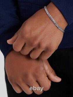 DEVATA Bali Sterling Silver Paddy 5mm Chain Bracelet WHK5235 S/7.0