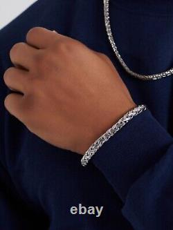 DEVATA Bali Sterling Silver Paddy 7mm Chain Bracelet WHK5257 S/7.0