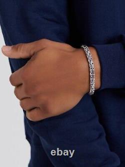 DEVATA Bali Sterling Silver Paddy 7mm Chain Bracelet WHK5257 S/7.0