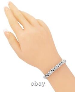 DEVATA Bali Sterling Silver Paddy 7mm Chain Bracelet WHK5257 S/7.0