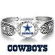 Dallas Cowboys Women's Sterling Silver Bracelet W Gift Pkg D3-reg