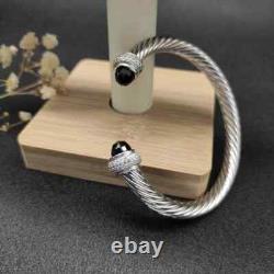 David Yurman 7mm Cable Bracelet with Diamonds