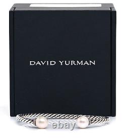 David Yurman 9 mm Pearl Bracelet with Diamonds