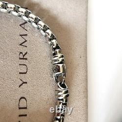 David Yurman Box Chain Bracelet 5mm Sterling Silver Large Man's 8