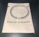 David Yurman Cable Buckle Bracelet With 18k Gold 5mm 925 Sterling Silver Large