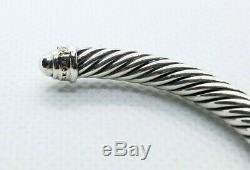 David Yurman Cable Classics Bracelet with Diamonds, 5mm size medium