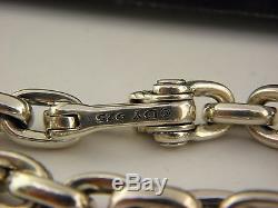 David Yurman Chain Oval Link Bracelet in Sterling Silver, 11mm, 8.5inch