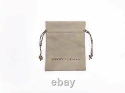 David Yurman Chatelaine Bracelet With Morganite 925 Sterling Silver 3mm Medium