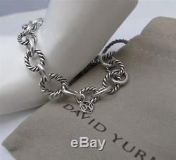 David Yurman Sterling Silver 10mm Medium Oval Link Bracelet