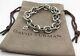 David Yurman Sterling Silver 12'mm Oval Cable Link Chain 8' Inch Bracelet