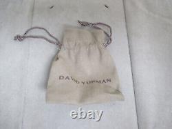 David Yurman Sterling Silver 18k Gold With Black Onyx Toggle Bracelet/ Dy Pouch