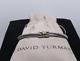 David Yurman Sterling Silver & 18k Gold X Station 4mm Cuff Bangle Bracelet