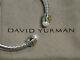 David Yurman Sterling Silver 925 & 14k Gold 5mm Cable Pearl Cuff Bracelet