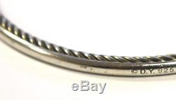 David Yurman Sterling Silver Classic Cable 4mm Bangle Bracelet
