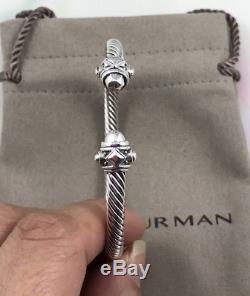 David Yurman Sterling Silver cable 5mm Renaissance Bracelet SIZE Small