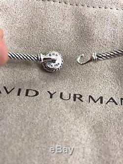 David Yurman chatelaine Bracelet With Gold Dome 18k And 925 Sterling Silver 3mm