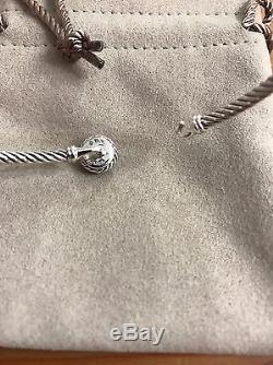 David Yurman chatelaine Bracelet With Prasiolite 925 Sterling Silver 3mm
