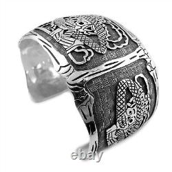 Dia De Los Muertos Jewellery Sterling Silver Maria Belen Taxco Bracelet Cuff