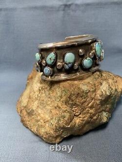 Fantastic Sterling Silver and Golden Hills Turquoise CuffJennifer Lynn Correa