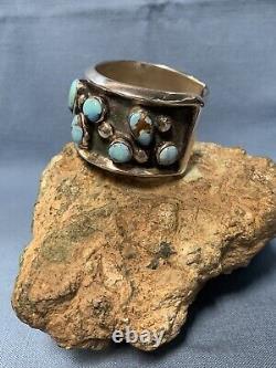 Fantastic Sterling Silver and Golden Hills Turquoise CuffJennifer Lynn Correa