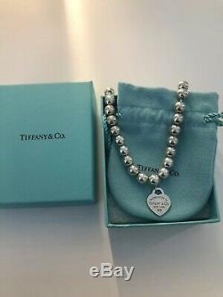 Genuine Tiffany & Co. Sterling Silver Bead Bracelet