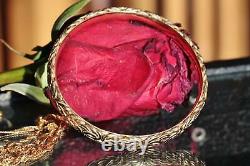 Gold over 925 sterling silver bracelet 8.0 byzantine bangle handmade 16.3gr