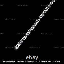 Gorgeous 20Ct Round Cut Diamond Tennis Bracelet 14K White Gold Finish 7 Inch
