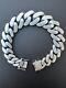 Graduated Miami Cuban Link Bracelet Solid 925 Sterling Silver Box Clasp 12-20mm