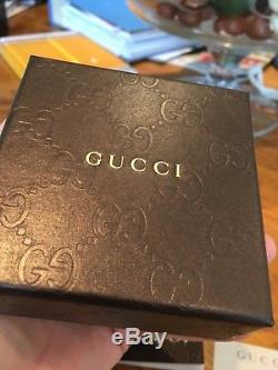 Gucci Sterling Silver GG Logo Bracelet 20cm