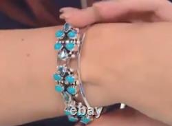 HSN Chaco Canyon Couture Gemstone Cluster Sterling Silver Cuff Bracelet $519